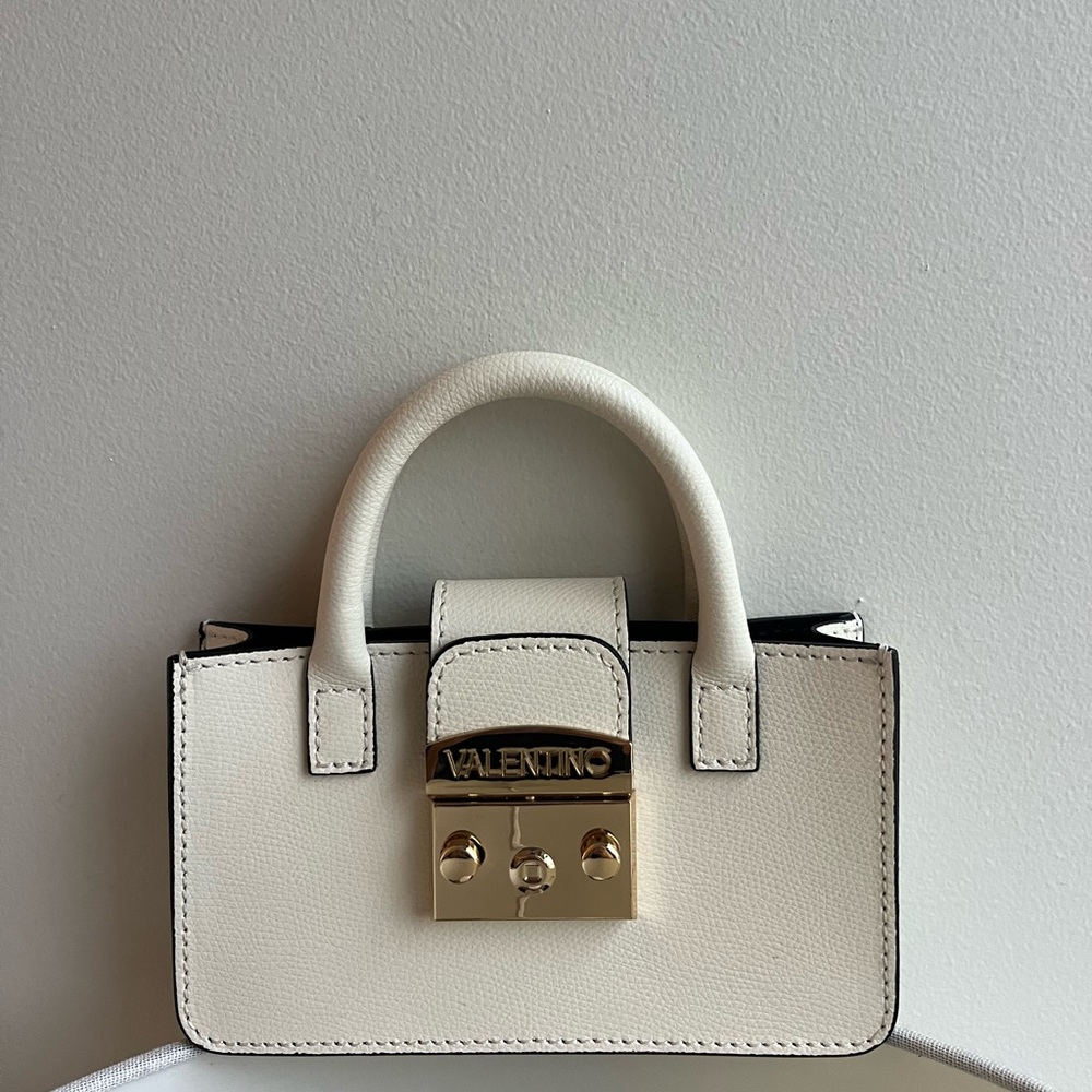 White mini Valentino purse